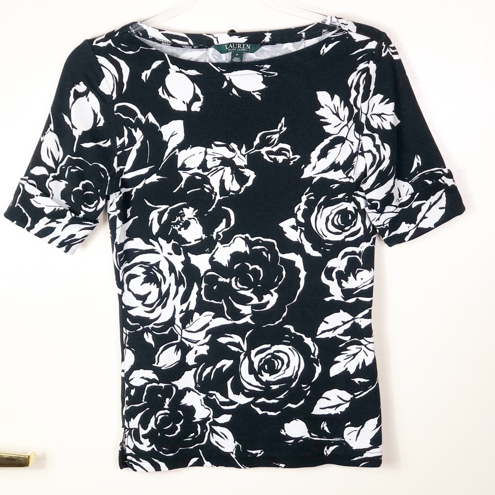 LAUREN by Ralph Lauren Boat Neck Shirt